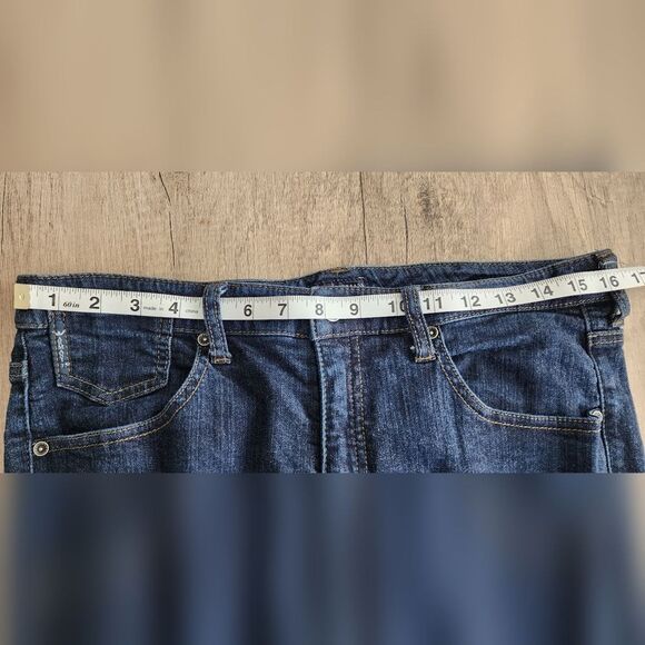 AJ Armani Jeans Women's Size 32 Bootcut Stretch Denim Blue Designer Y2K Luxury‎ - Picture 3 of 8